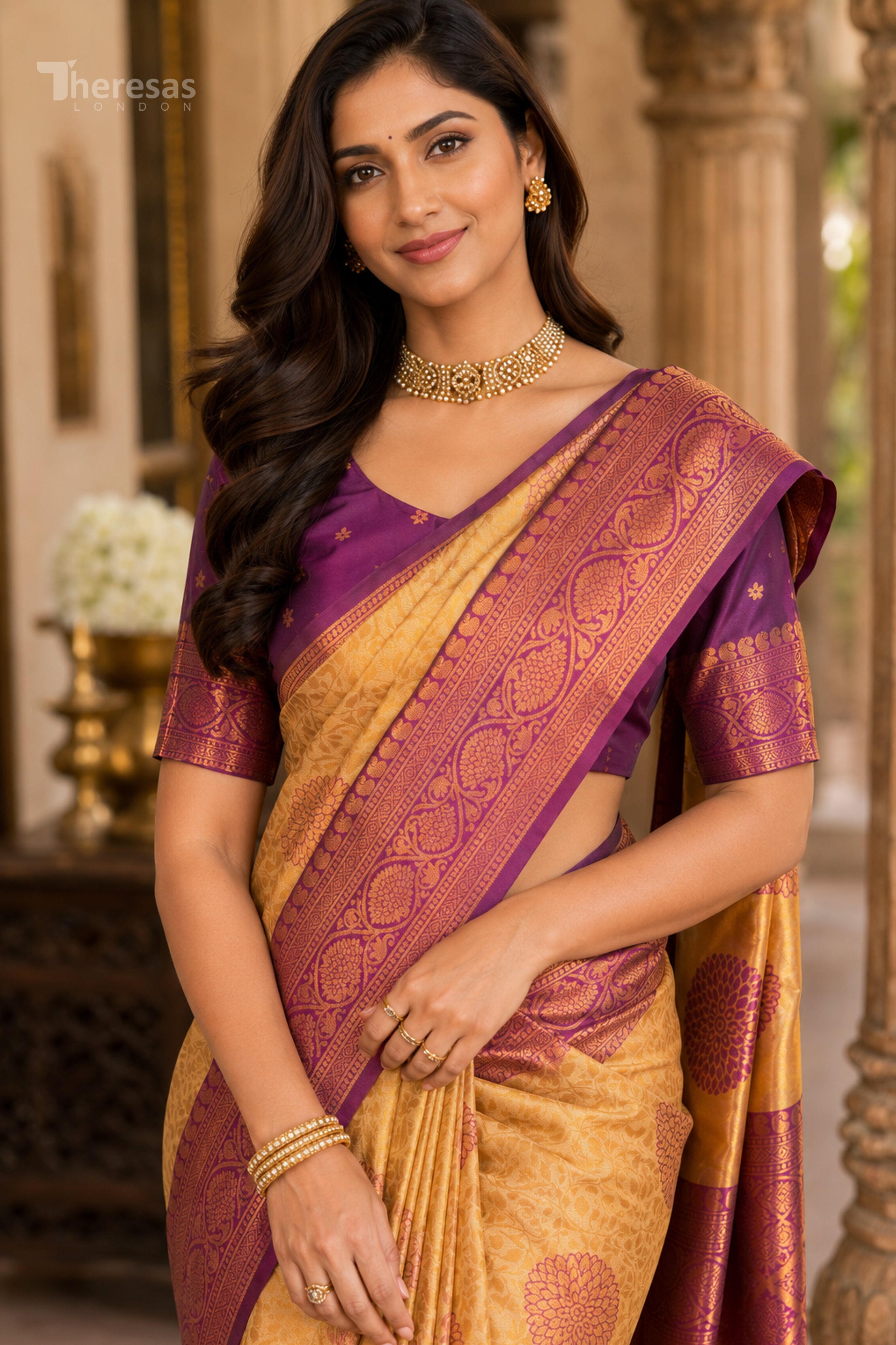 Saree with Stitched Blouse (SAR-520)