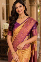 Saree with Stitched Blouse (SAR-520)
