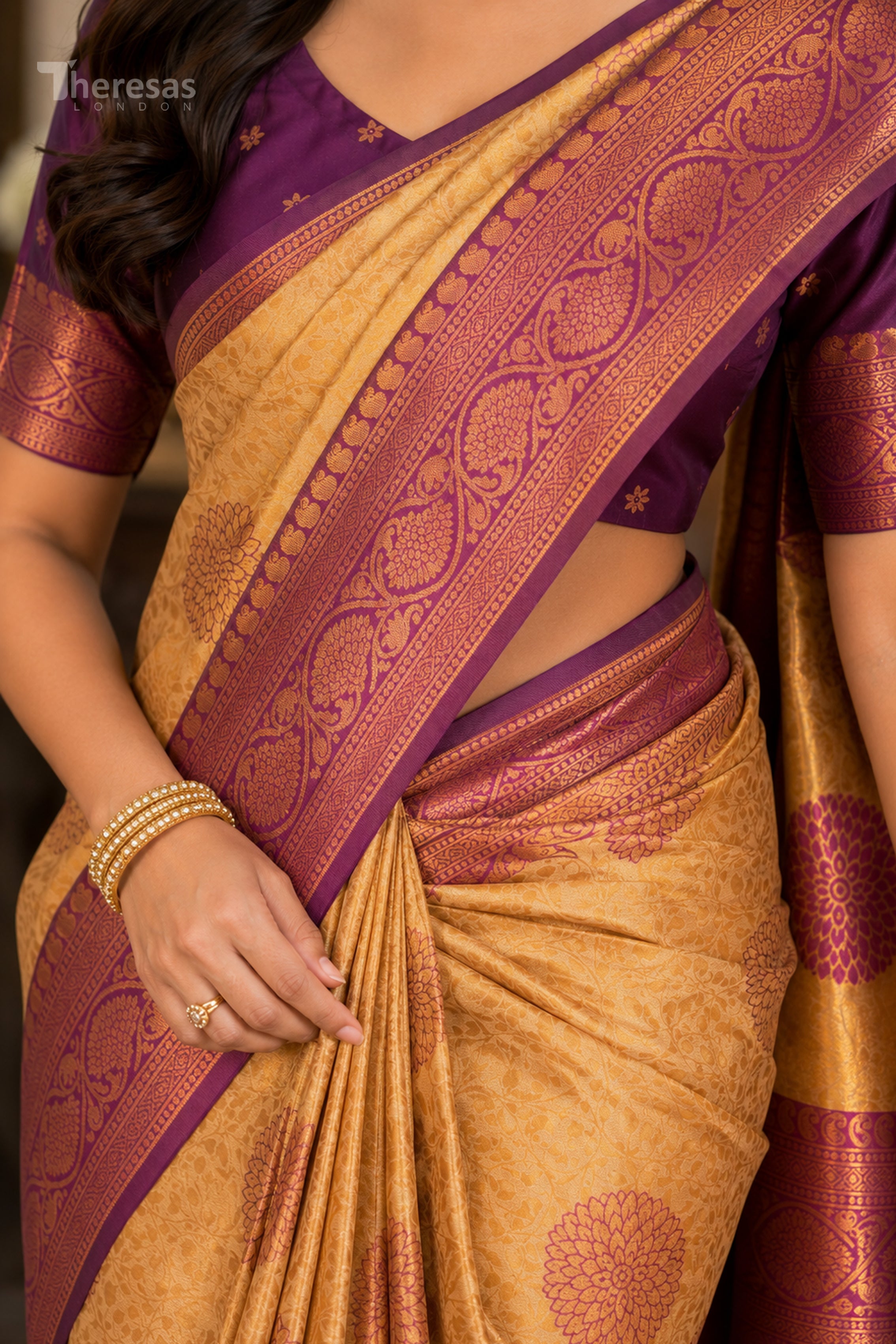 Saree with Stitched Blouse (SAR-520)