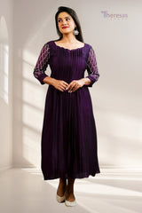 Scalloped Neckline Kurti (KRT-508)
