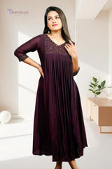 Royal Bloom Vijitra Silk Kurti  (KRT-513)