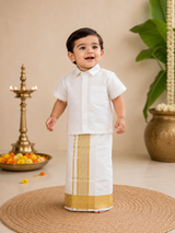 Kids Shirt Mundu Combo (KSM-046)