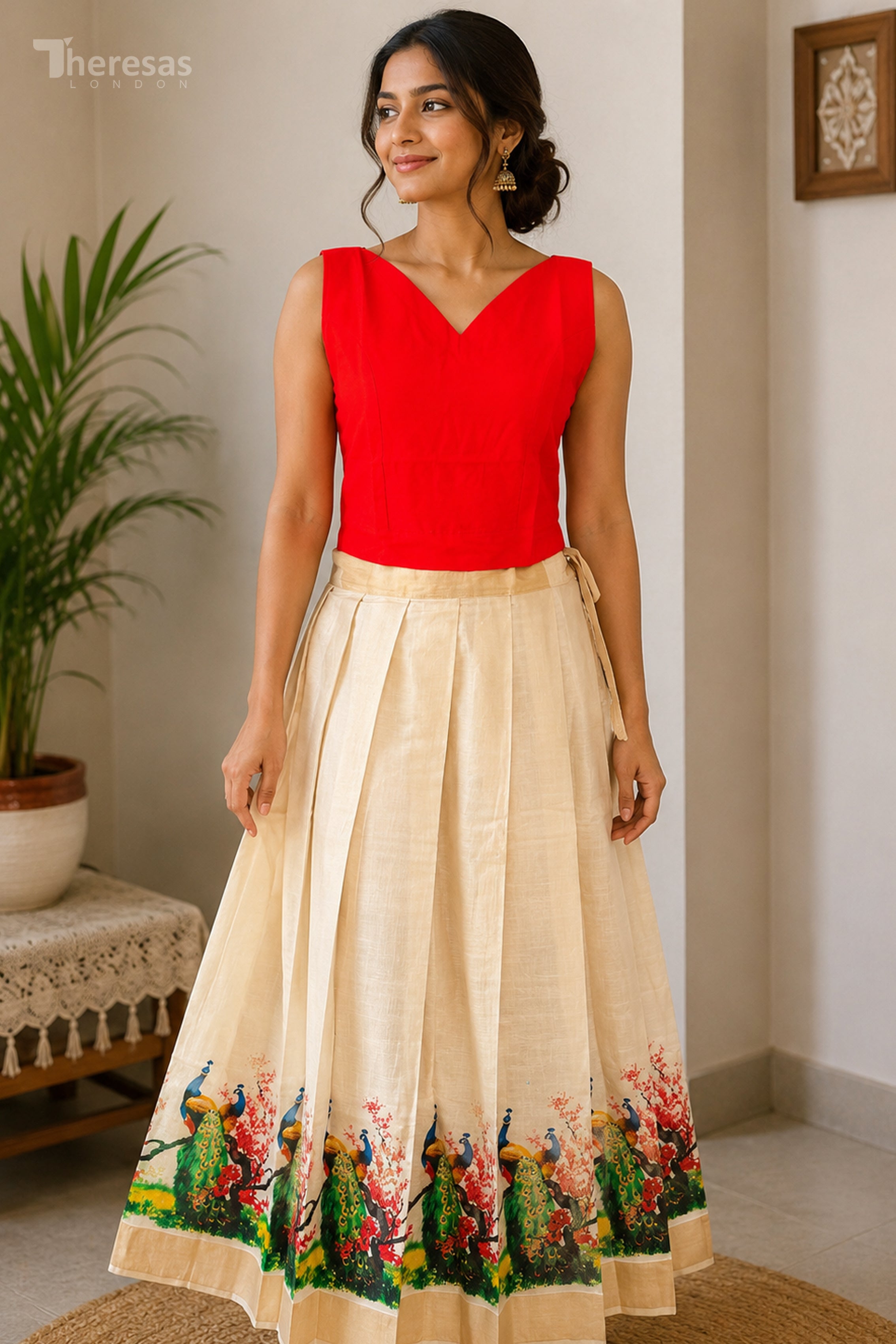 Crop Top & Skirt (PPB-093)