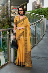 Linen Tissue Silk Saree