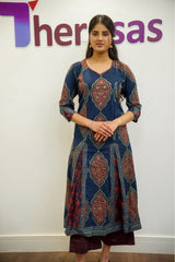 Panel Cut Kurti Set