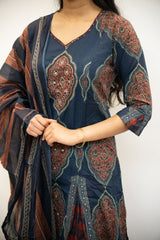 Panel Cut Kurti Set