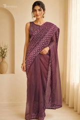 Saree with Stitched Blouse (SAR-563)