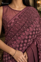 Saree with Stitched Blouse (SAR-563)
