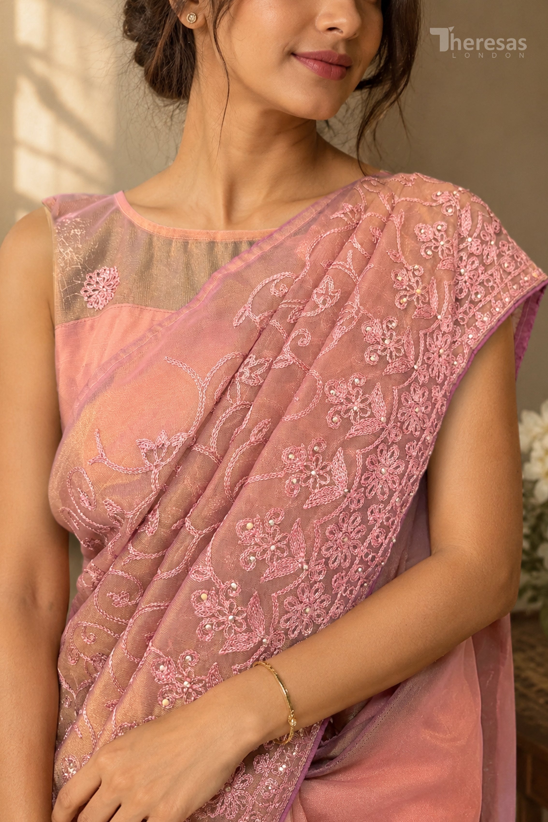 Saree with Stitched Blouse (SAR-564)