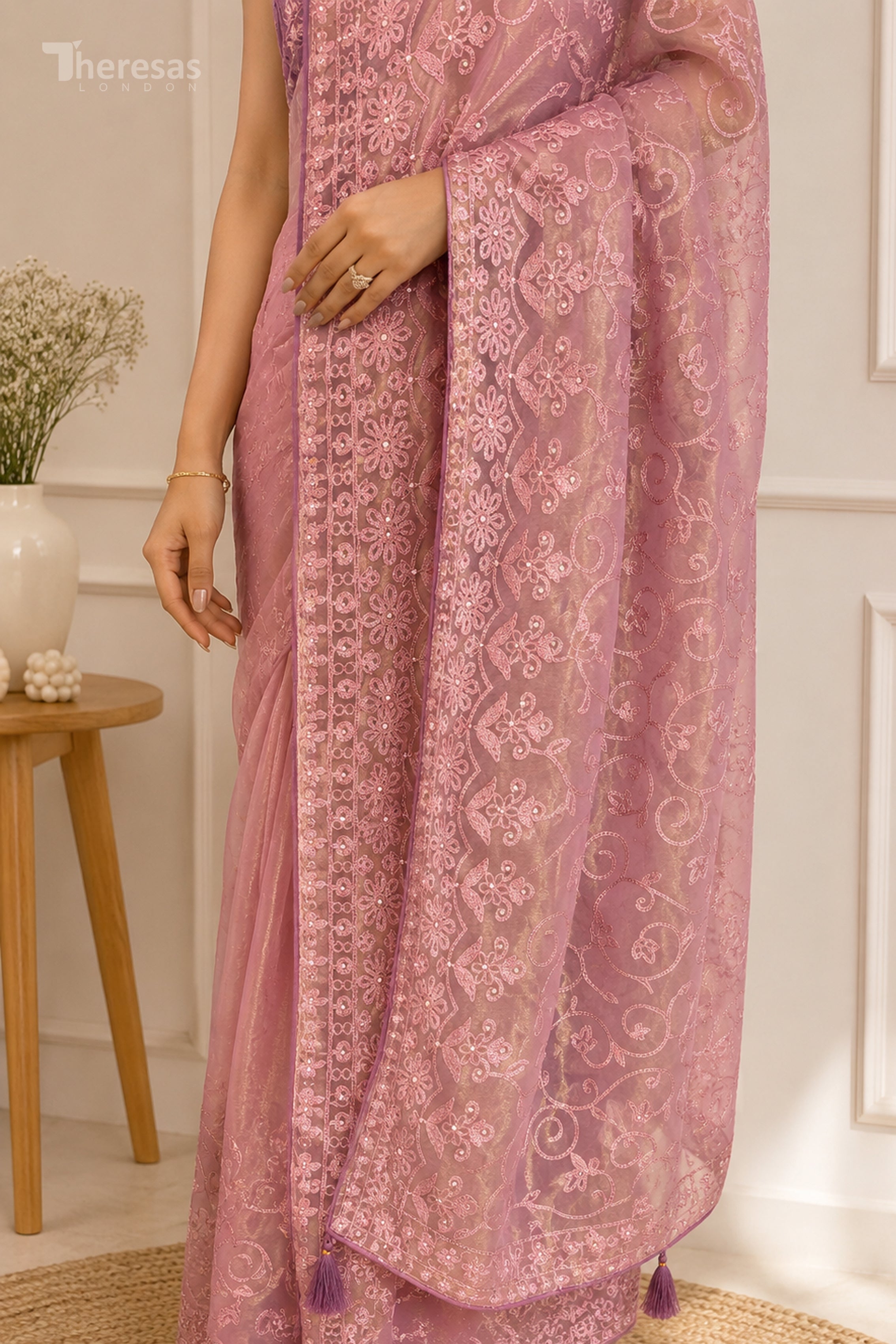 Saree with Stitched Blouse (SAR-564)