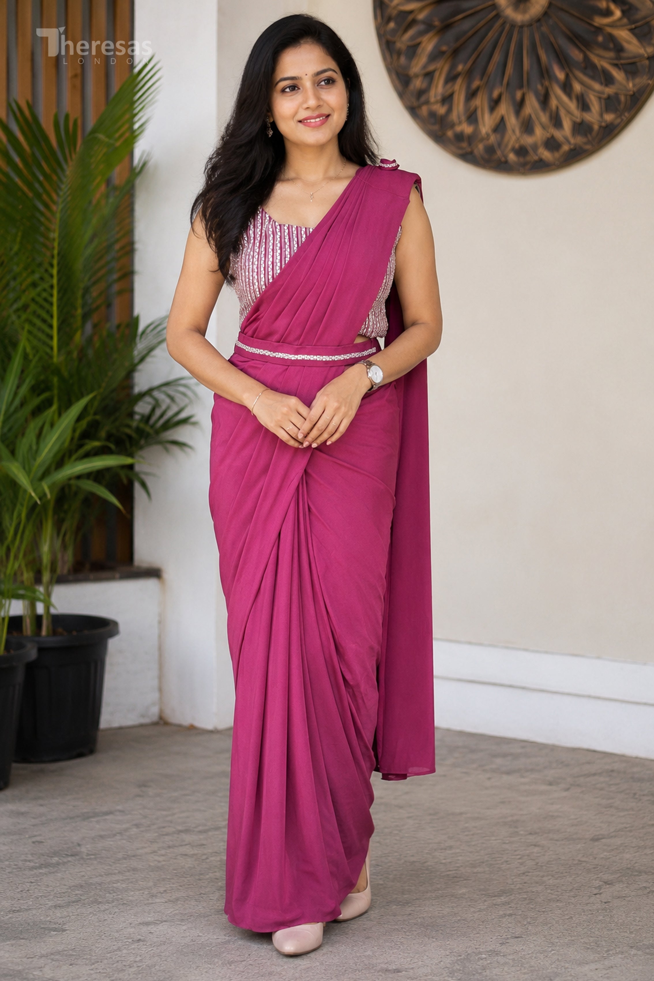 Ready to wear Saree with Blouse (SAR-581)