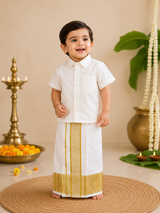 Kids Shirt Mundu Combo (KSM-044)