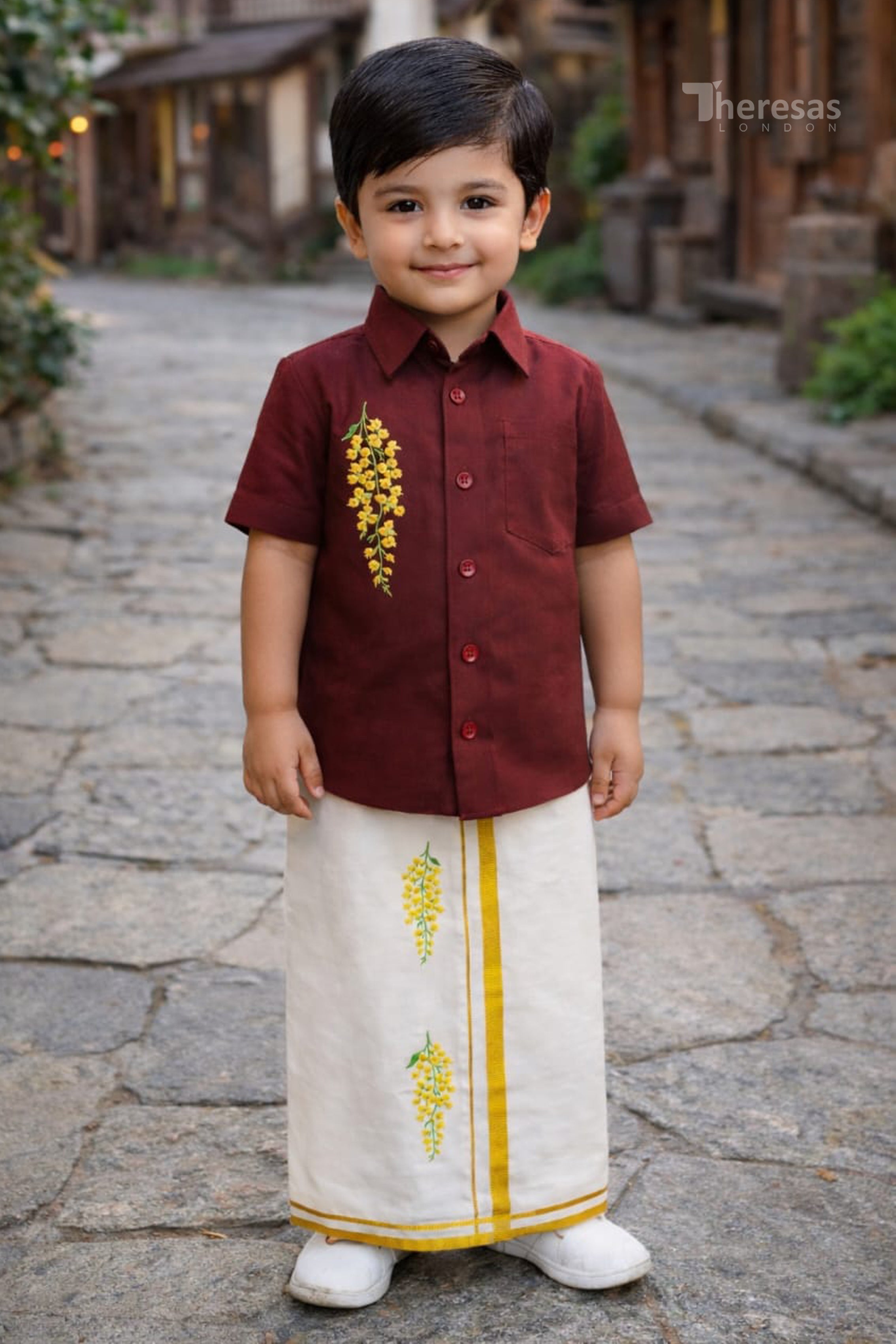 Kids Shirt Mundu Combo (KSM-029)