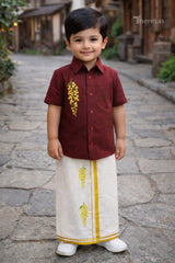 Kids Shirt Mundu Combo (KSM-029)