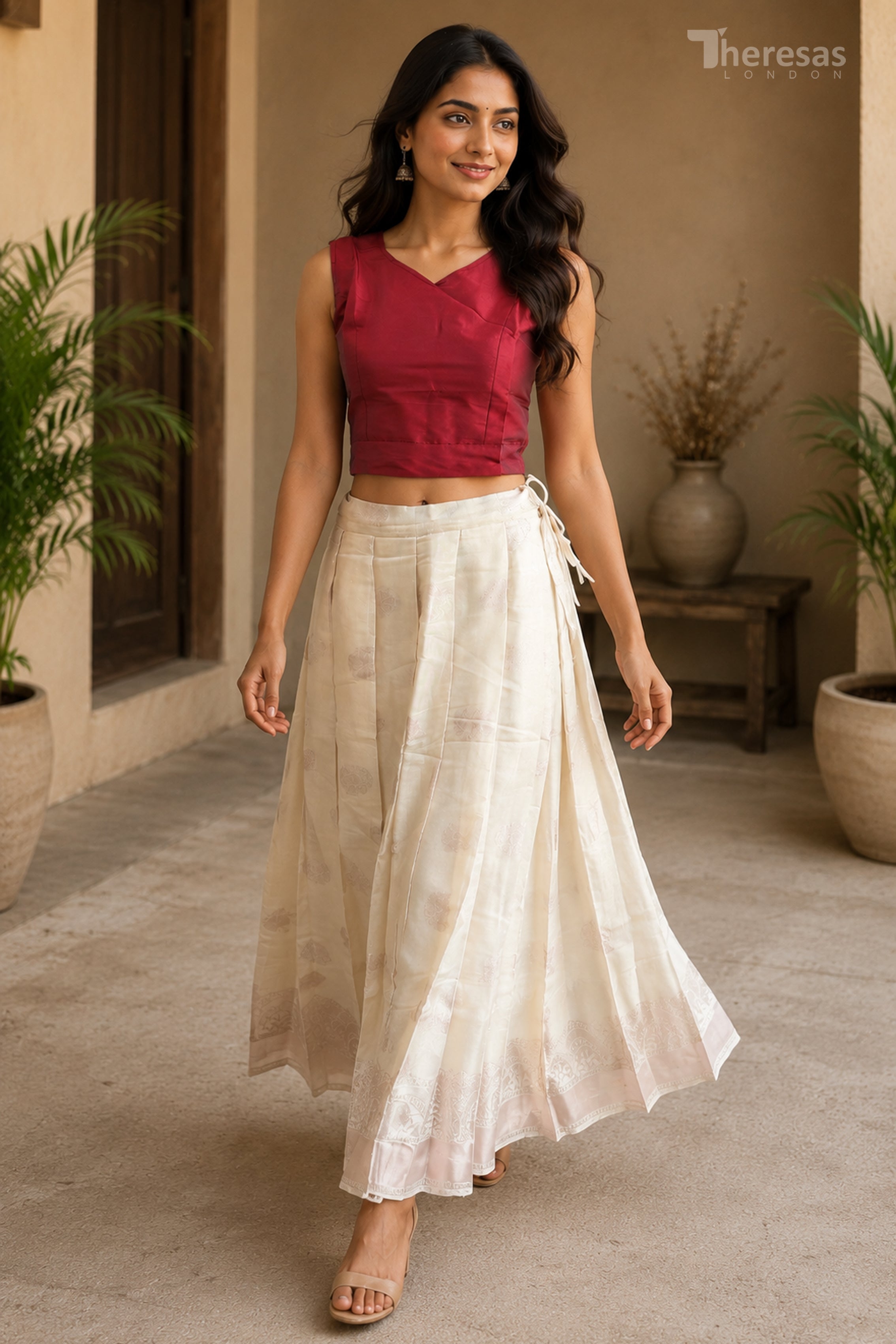 Crop Top & Skirt (PPB-091)