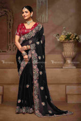Designer Saree with Stitched Blouse