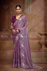 Designer Saree with Stitched Blouse