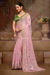 Designer Saree with Stitched Blouse