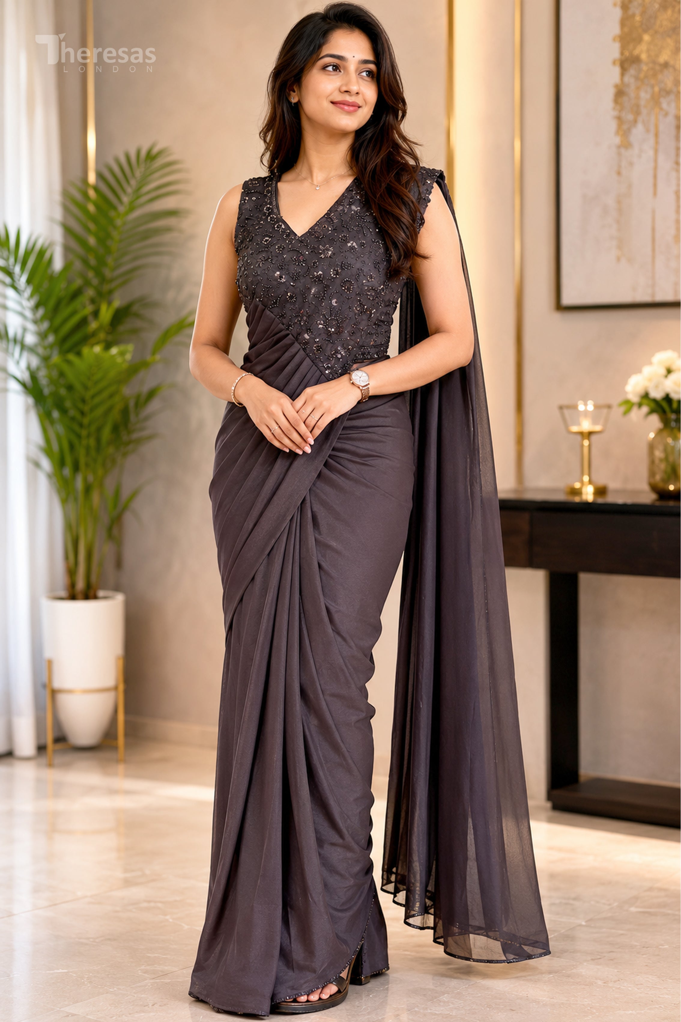 Ready to wear Saree with Blouse (SAR-585)