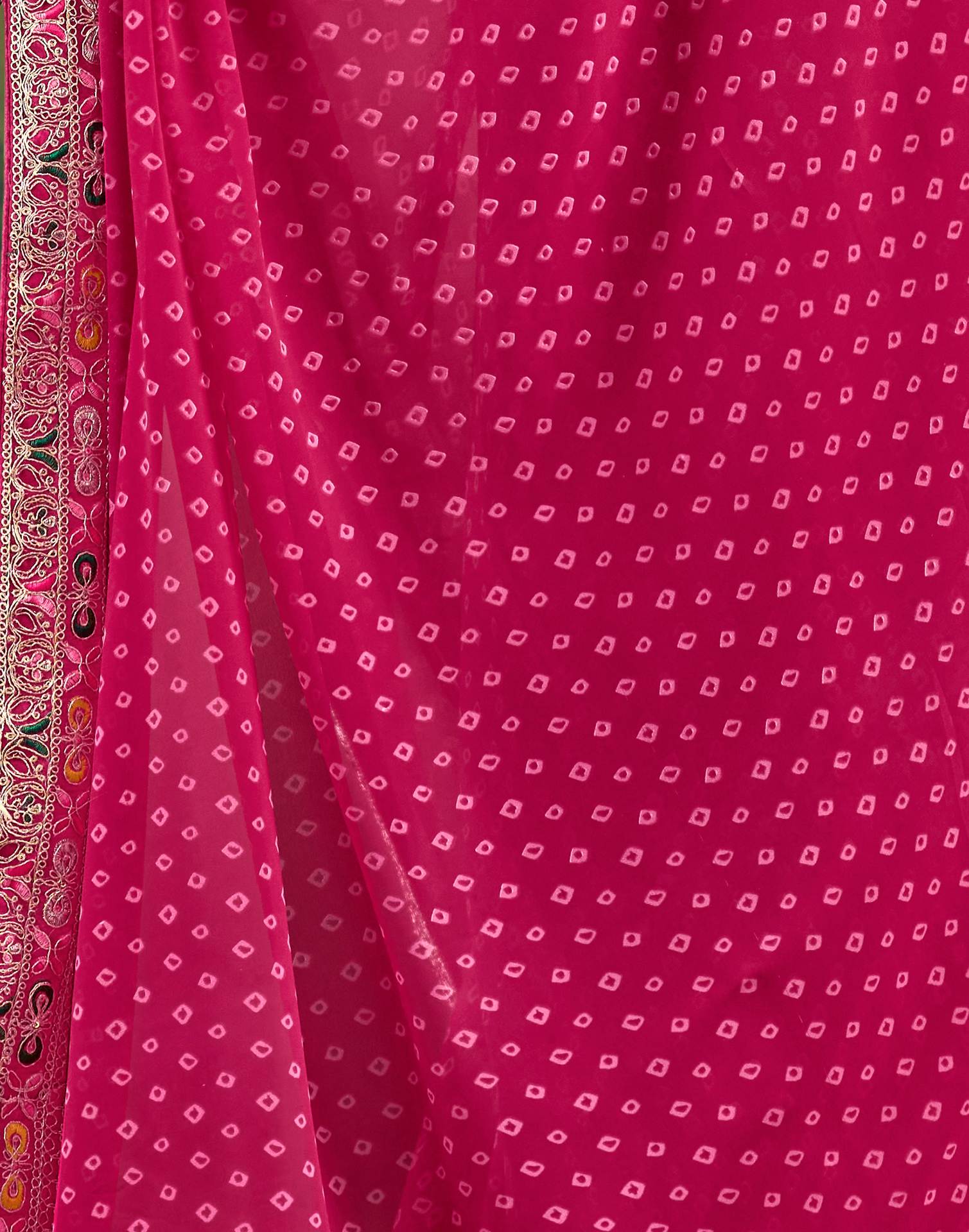 Georgette Saree with Stitched blouse