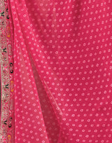 Georgette Saree with Stitched blouse