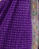 Georgette Saree with Stitched blouse