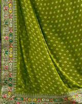 Georgette Saree with Stitched blouse