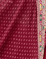 Georgette Saree with Stitched blouse