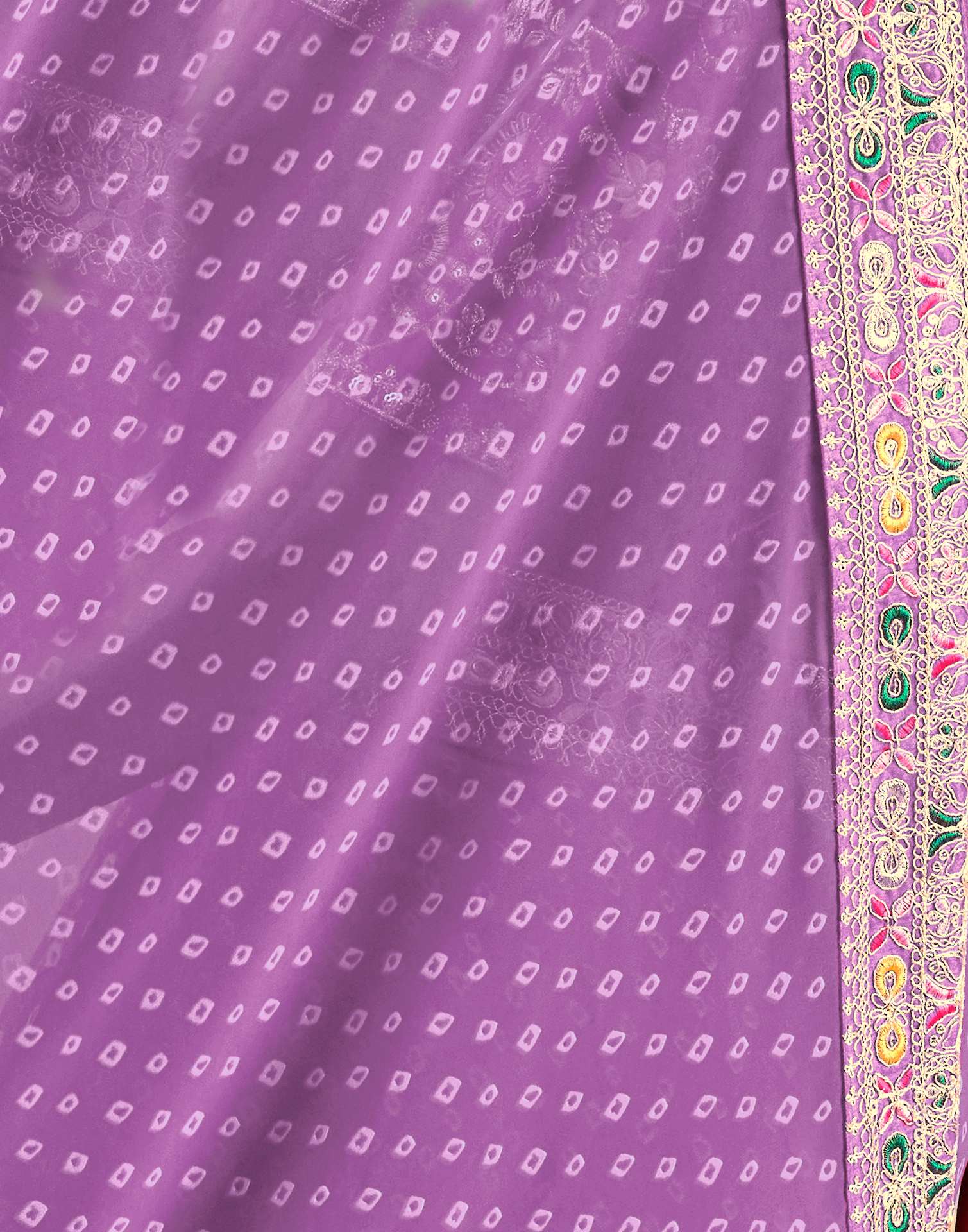 Georgette Saree with Stitched blouse