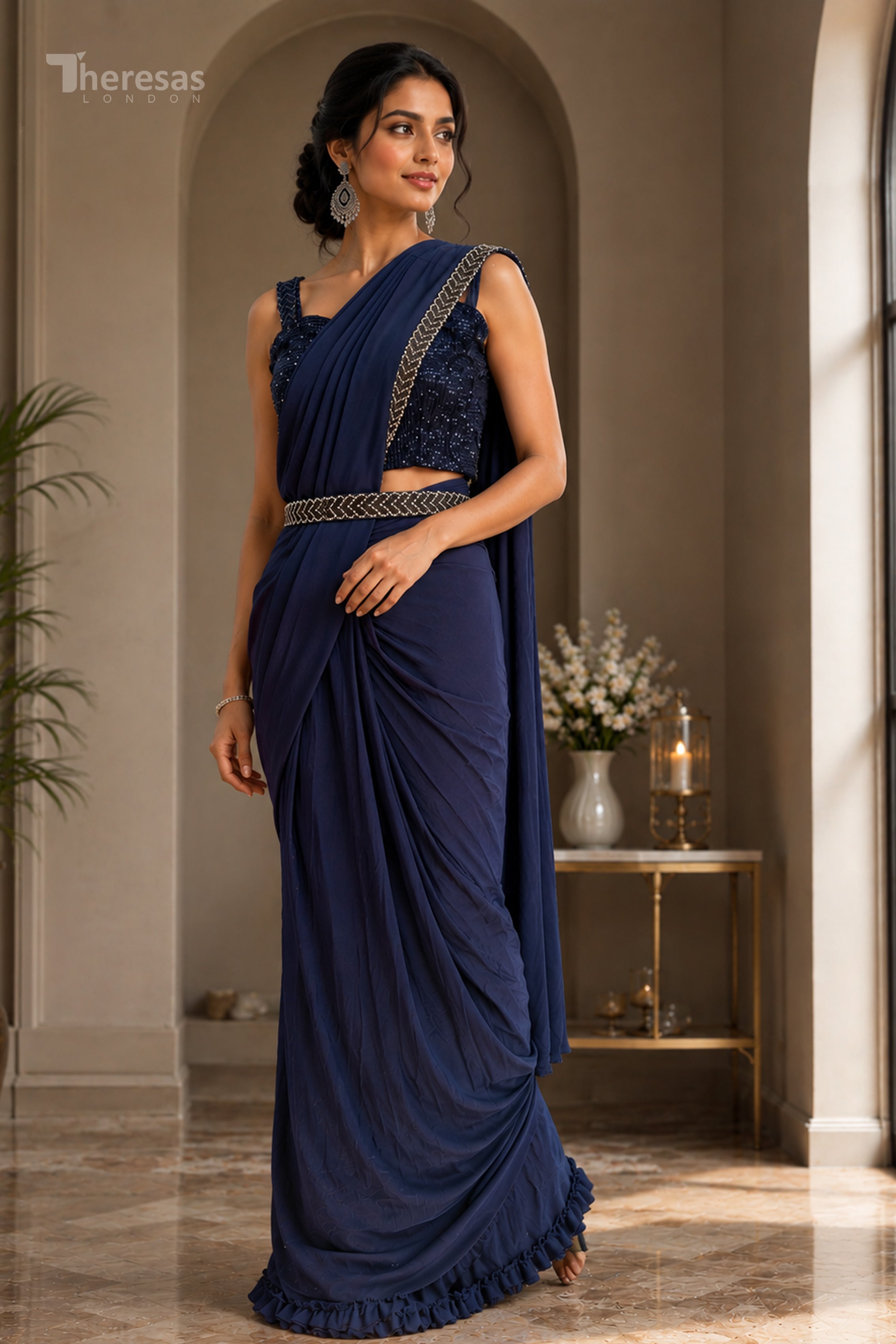 Ready to wear Saree with Blouse (SAR-586)