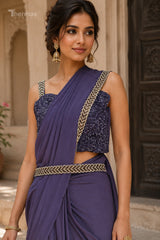 Ready to wear Saree with Blouse (SAR-586)