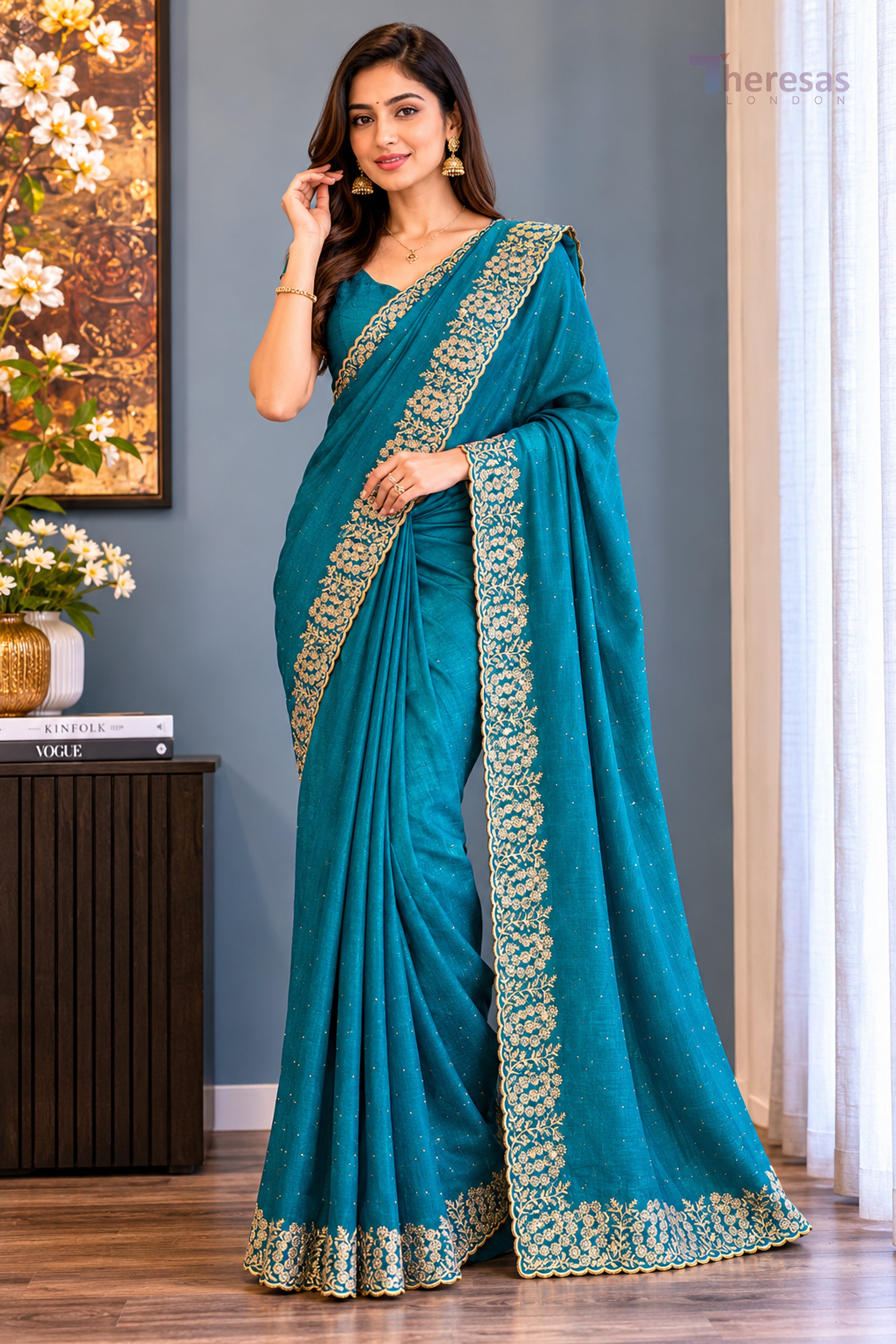 Saree with Stitched Blouse(SAR-508)