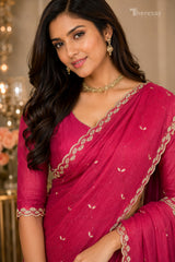 Saree with Stitched Blouse (SAR-511)