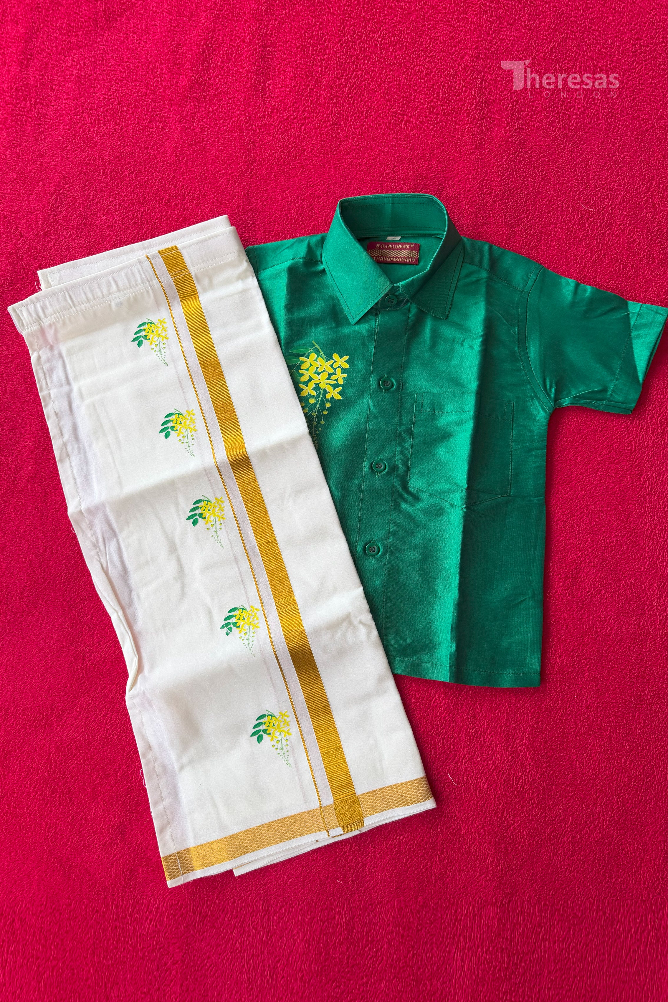 Kids Shirt Mundu Combo (KSM-031)