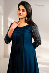 Scalloped Neckline Kurti (KRT-508)
