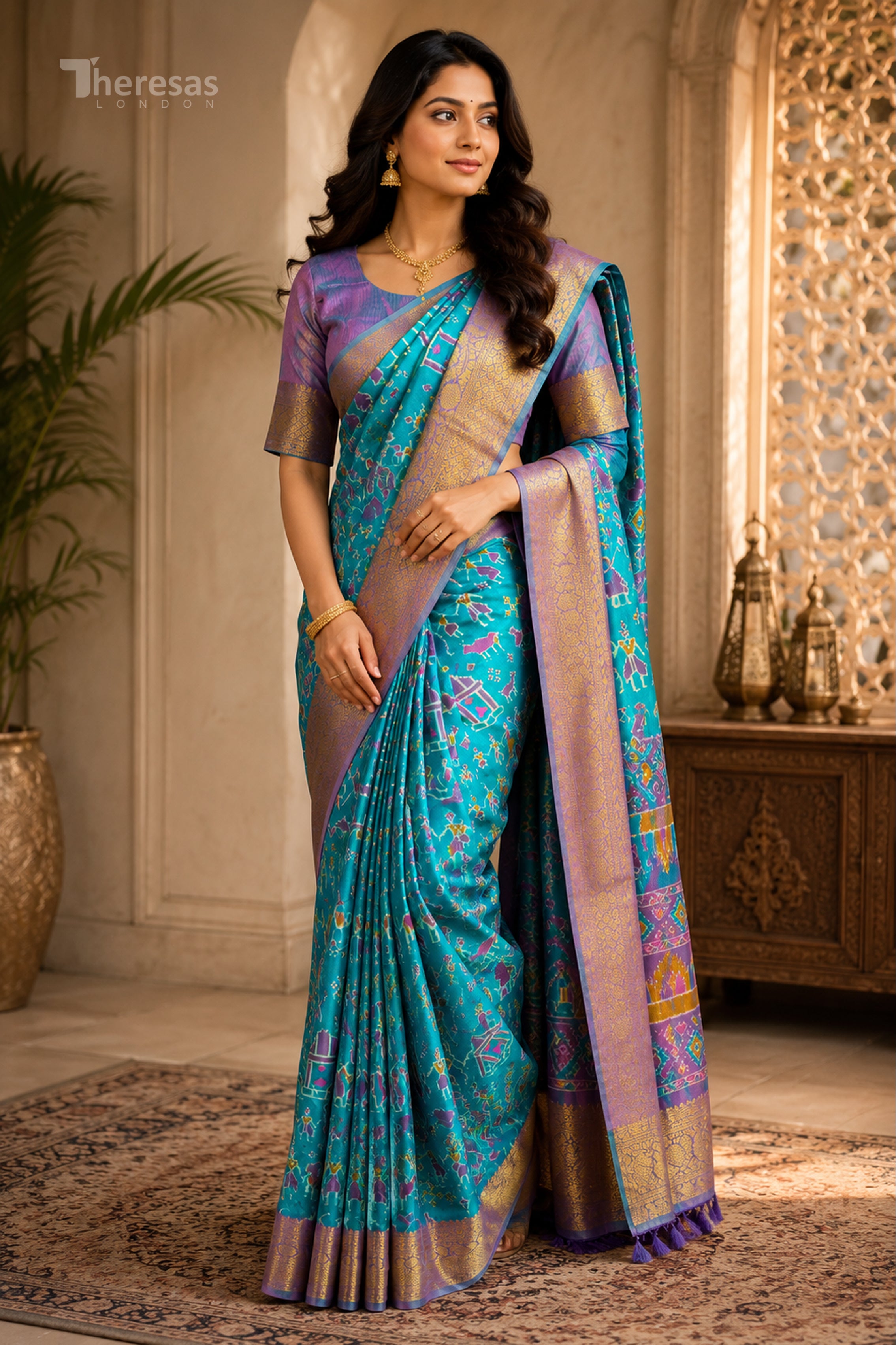 Saree with Stitched Blouse (SAR-512)