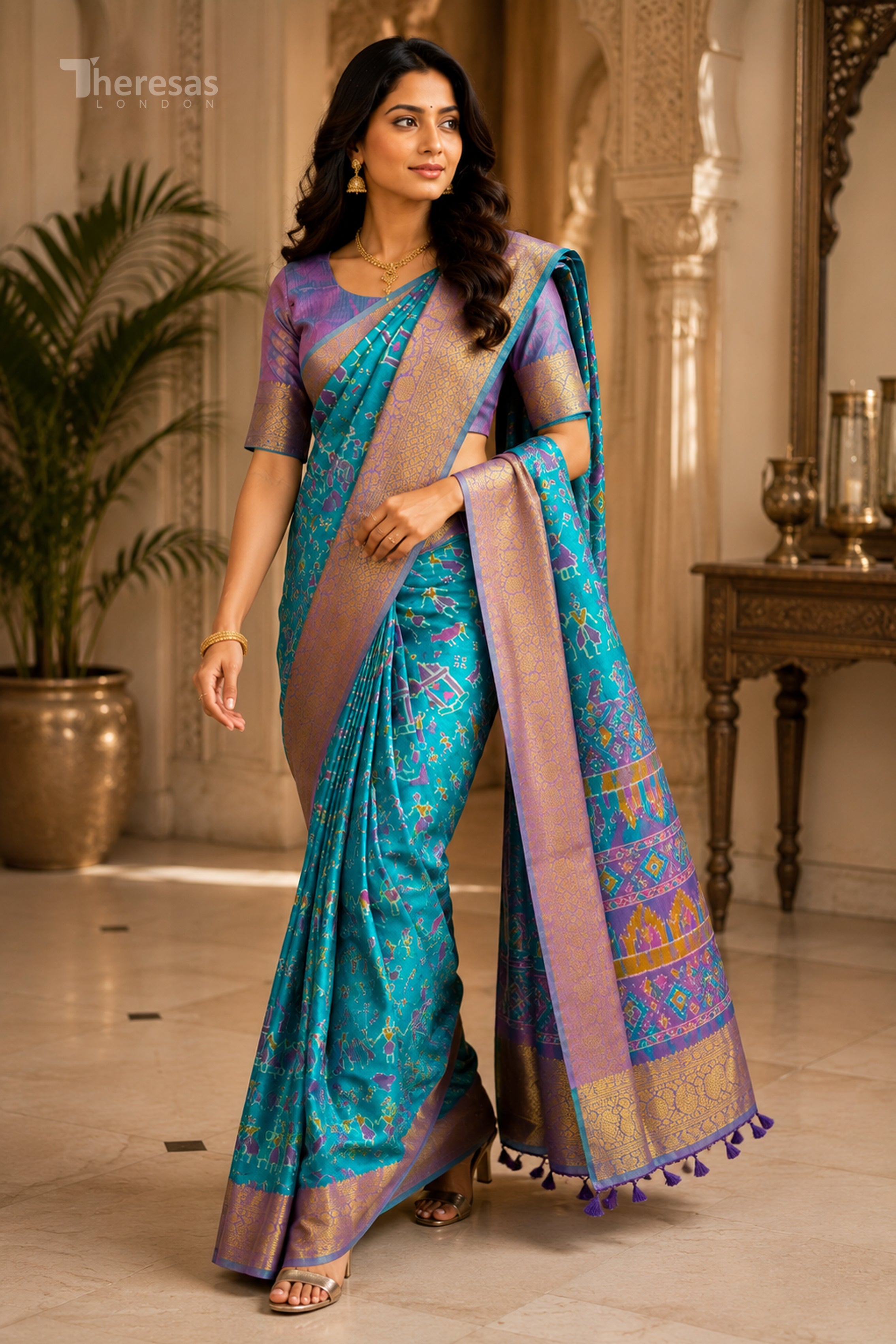 Saree with Stitched Blouse (SAR-512)