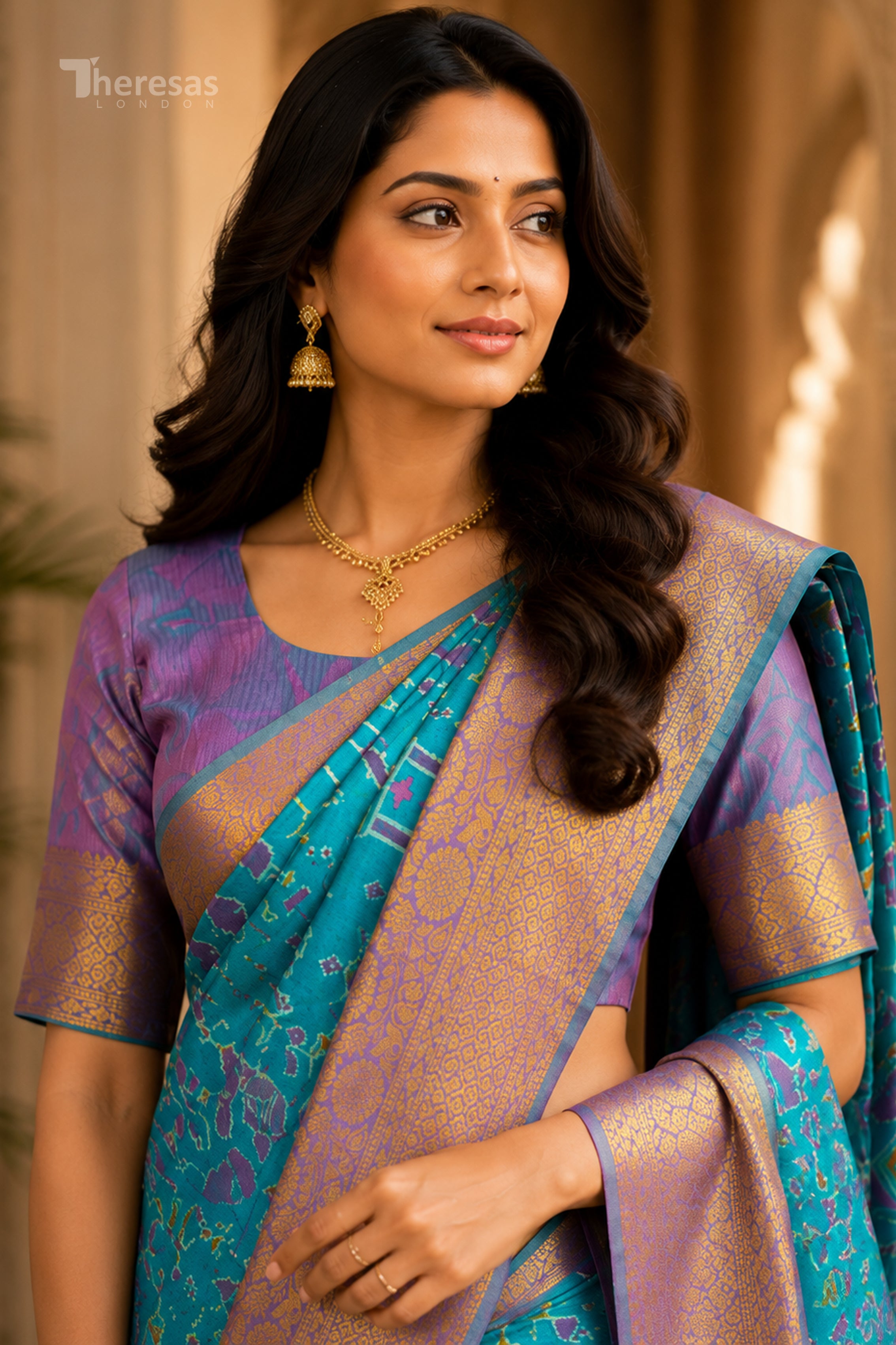 Saree with Stitched Blouse (SAR-512)