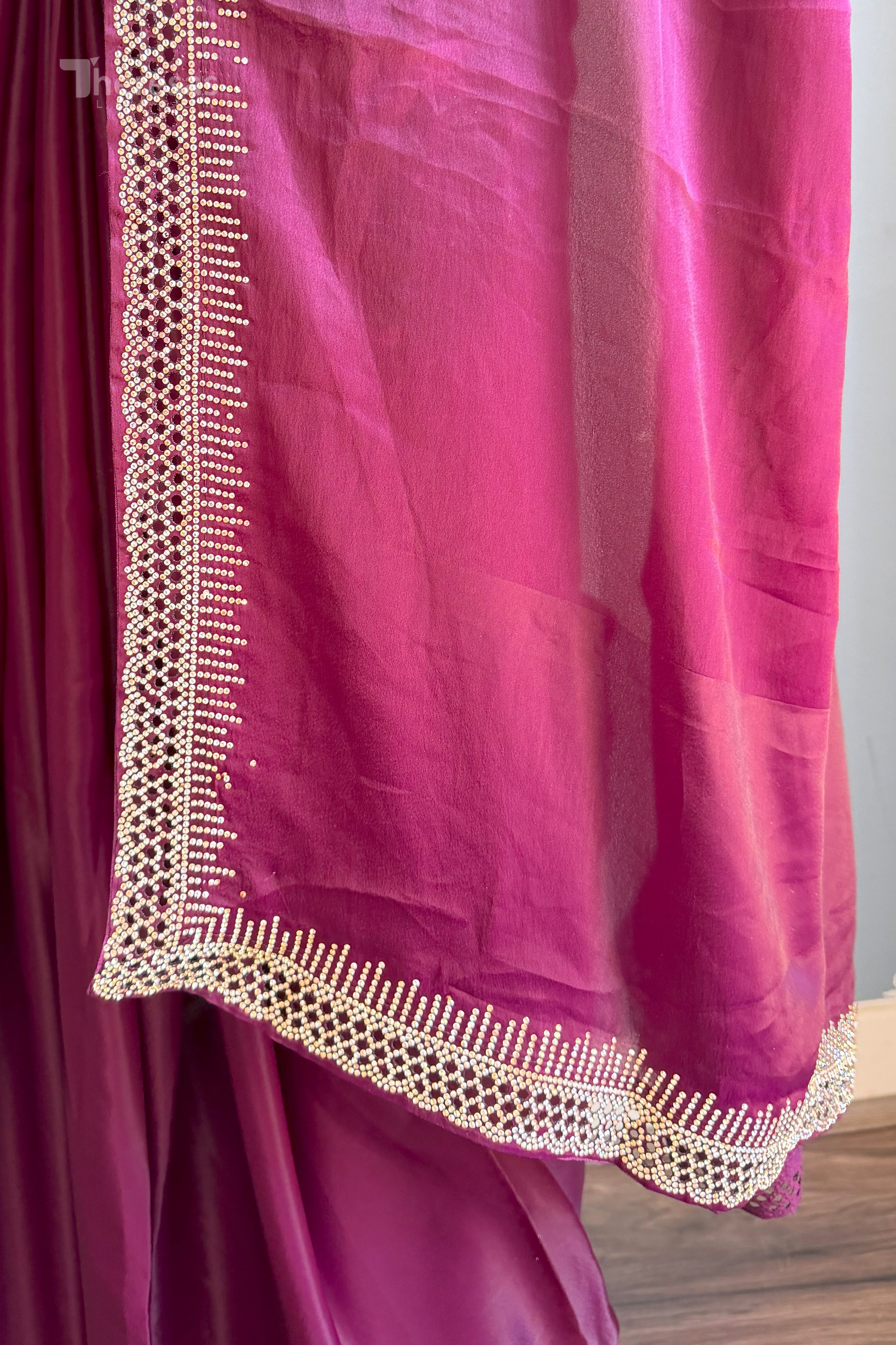 Saree with Stitched Blouse (SAR-518)