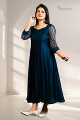 Scalloped Neckline Kurti (KRT-508)