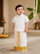 Kids Shirt Mundu Combo (KSM-045)