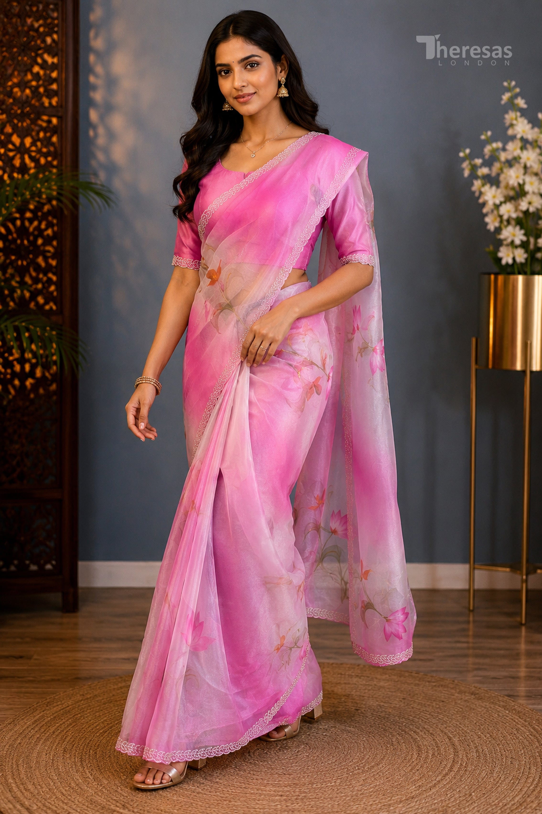 Saree with Stitched Blouse (SAR-524)