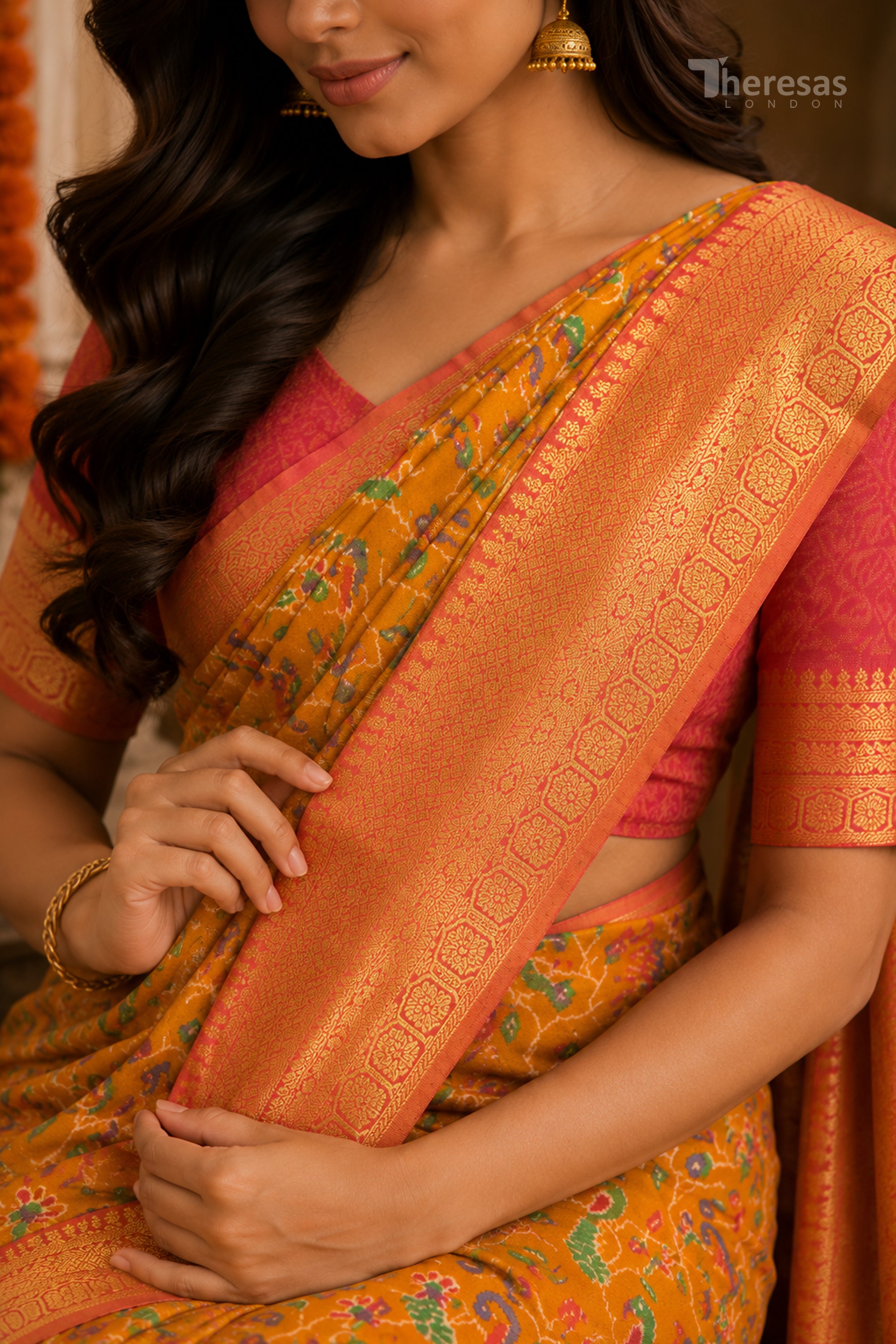 Saree with Stitched Blouse (SAR-525)