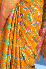 Saree with Stitched Blouse (SAR-525)