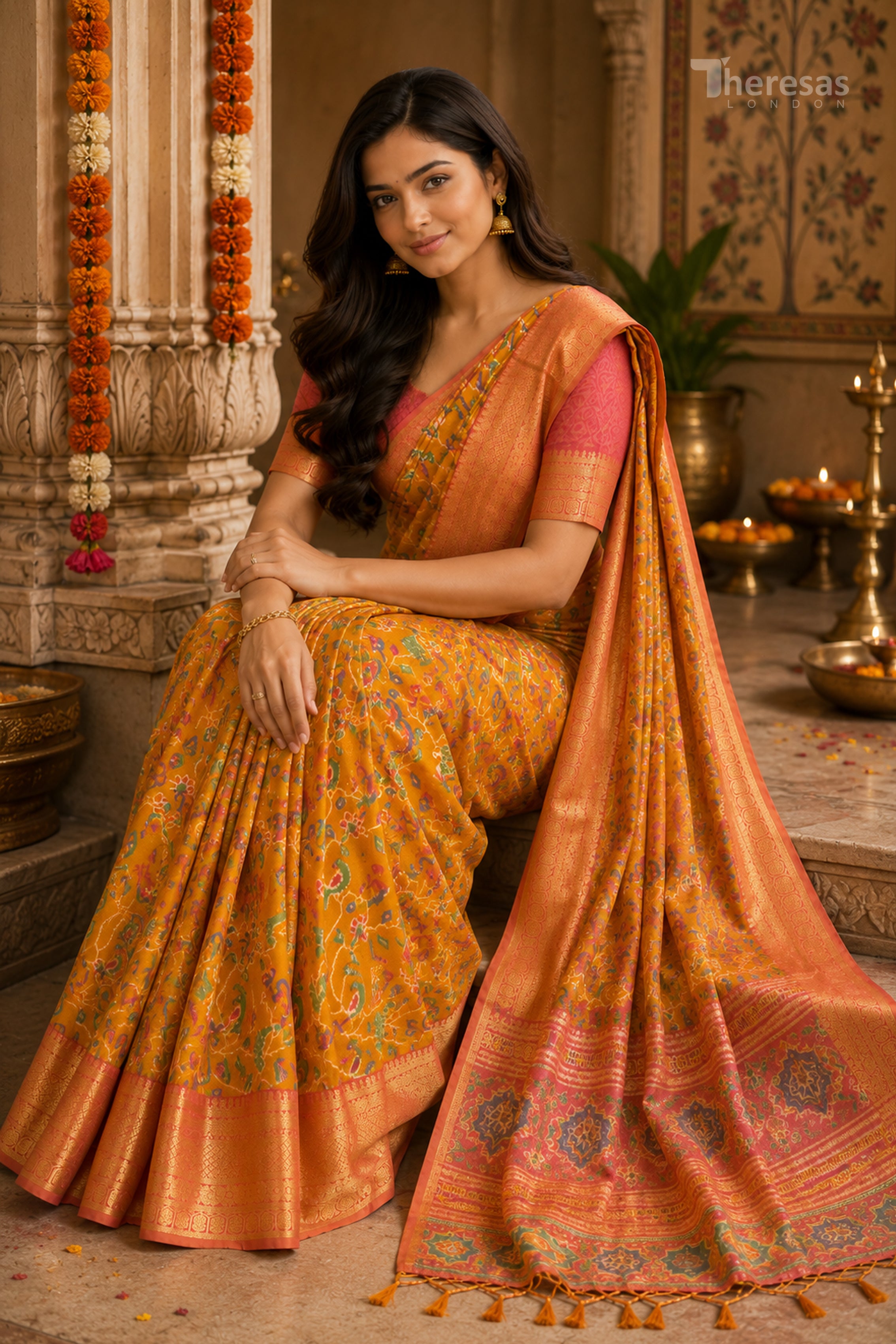 Saree with Stitched Blouse (SAR-525)
