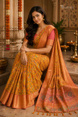 Saree with Stitched Blouse (SAR-525)