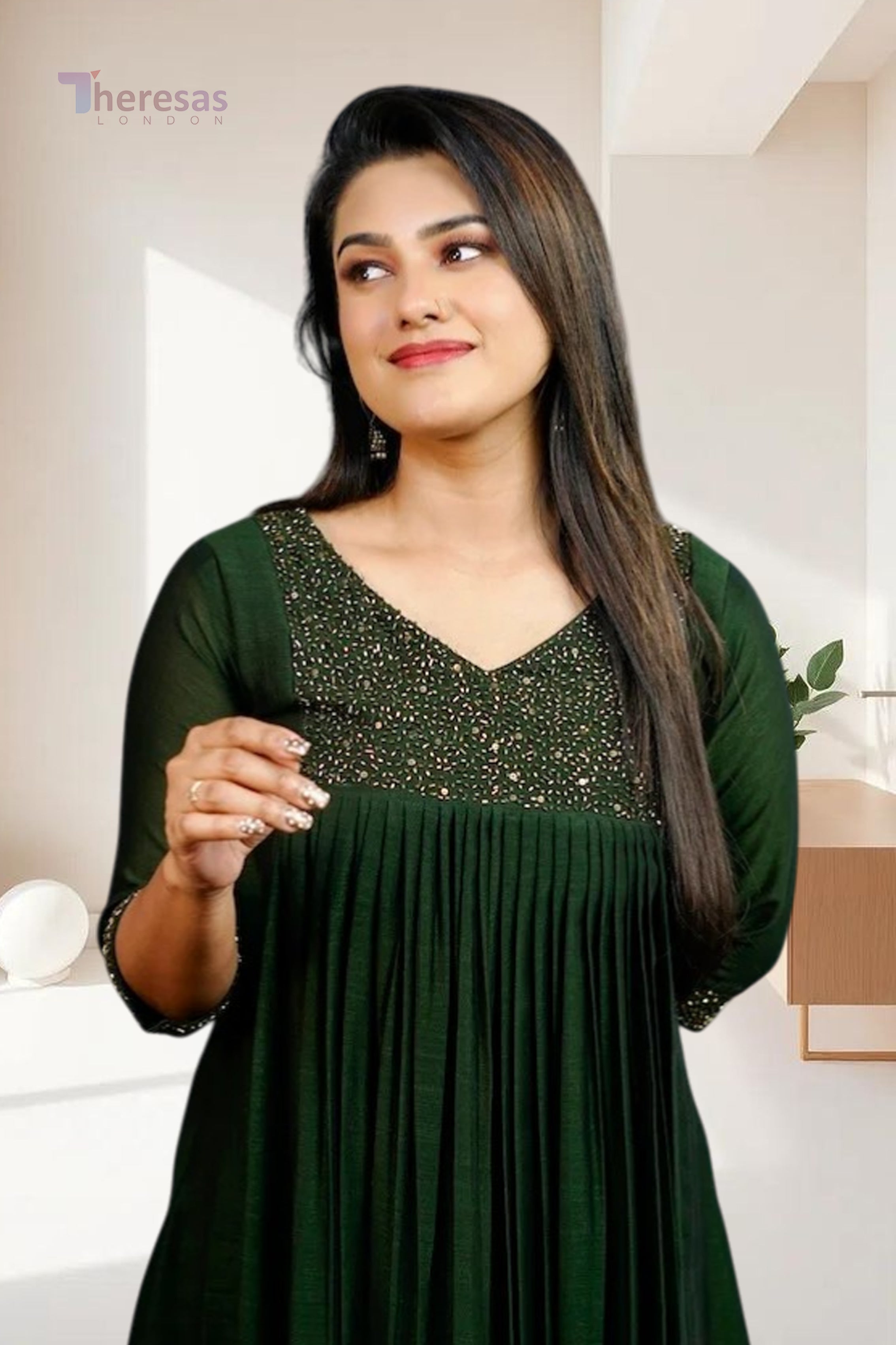 Royal Bloom Vijitra Silk Kurti  (KRT-513)