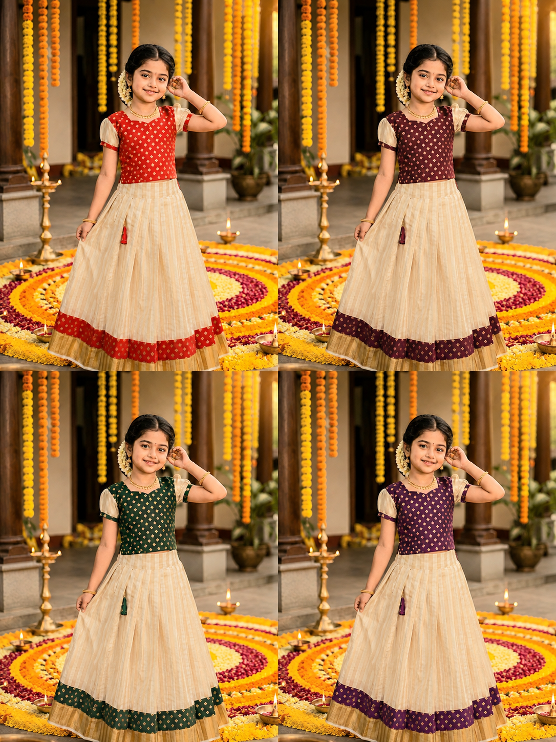 Kid’s Pattu pavada (PPB-107)