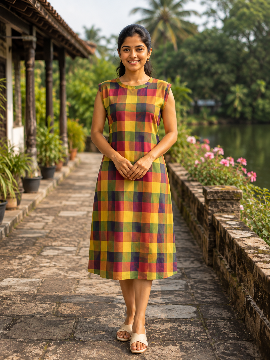 Madras Check Kurti (KRT-628)