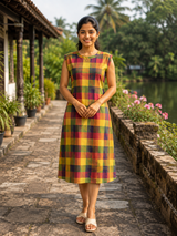 Madras Check Kurti (KRT-628)